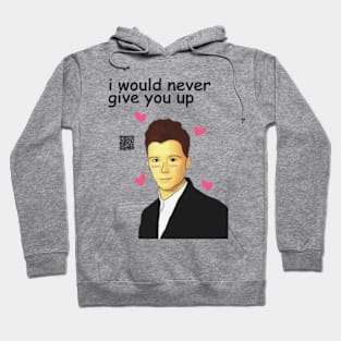 never give you up  Meme Hoodie